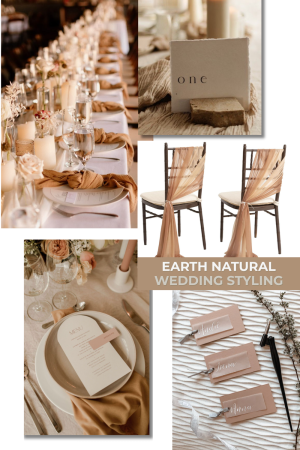 Earthy Natural Wedding Styling